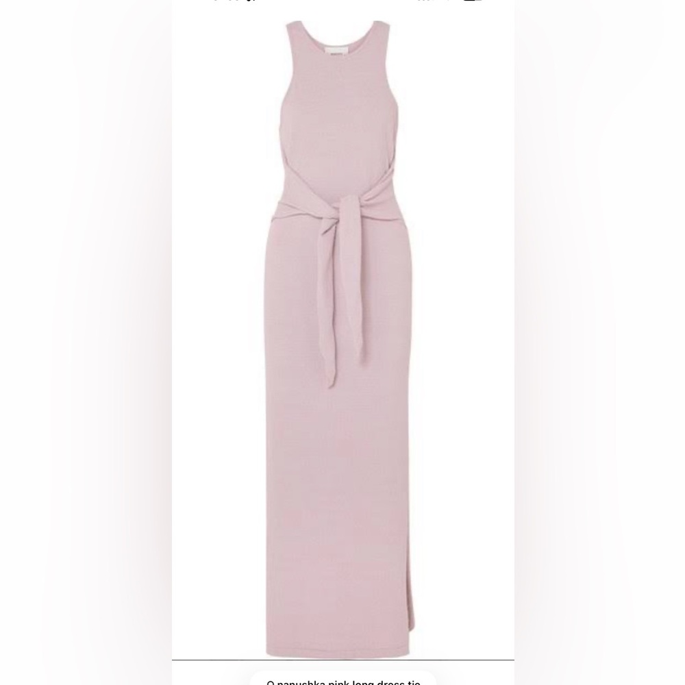 Elegant Pink Sleeveless Dress